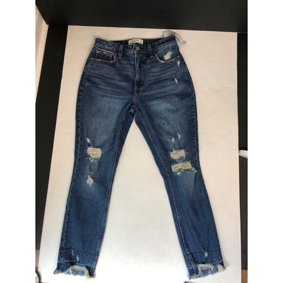 Abercrombie & Fitch Denim - Abercrombie & Finch The Skinny High Rise Curve Love Jeans Size 0 /25  S NWT